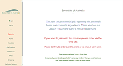 Desktop Screenshot of escentialsofaustralia.com